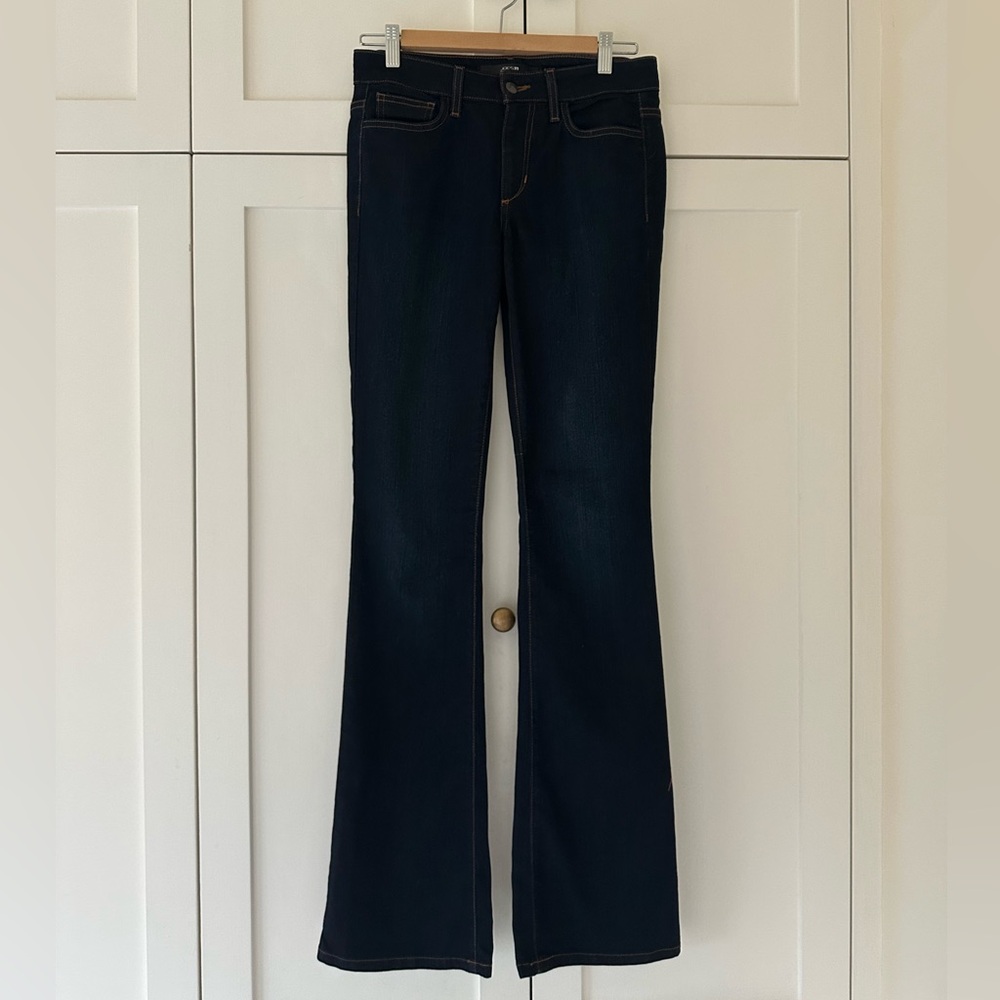 JOE'S Icon Flare Jeans 26 x 34 Lisa Dark Denim Wash - Picture 2 of 11